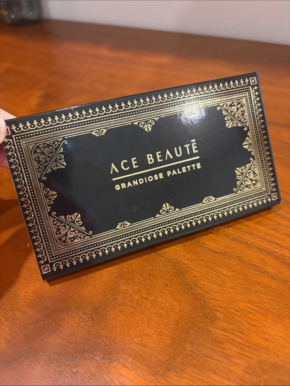 Ace Beaute Grandiose Eyeshadow Palette — Rose, Pink, Peach & Gold Tones